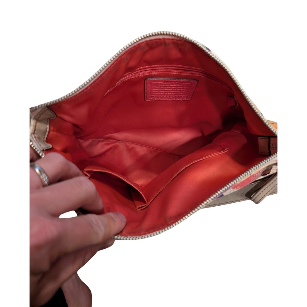 Coach Poppy Stamped C Hippie Shoulder Bag - Picture 9 of 12